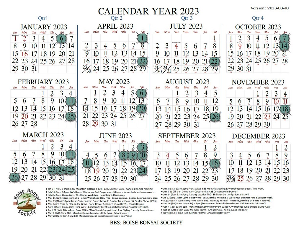 Current Calendar Year